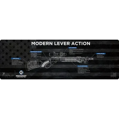 GUN MAT LEVER ACTION SERIES 36''X12'' BLACK