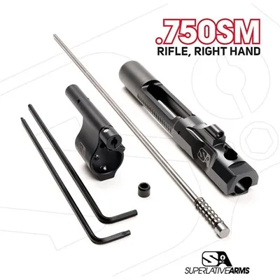 AR-15 ADJ PISTON SYSTEM W/SOLID .750'' GAS BLOCK RIFLE RH