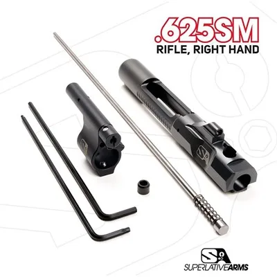 AR-15 ADJ PISTON SYSTEM W/SOLID .625'' GAS BLOCK RIFLE RH