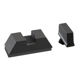 2L OPTIC COMP SIGHTS SERRATD FRONT .240''F /.315''R FOR GLOCK