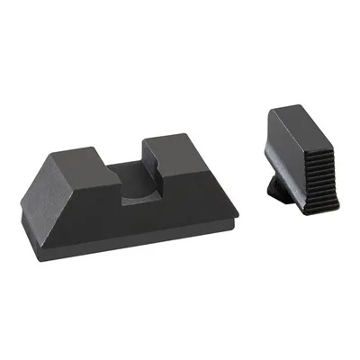 2L OPTIC COMP SIGHTS SERRATD FRONT .240''F /.315''R FOR GLOCK