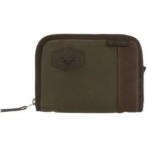 RAWHIDE WAXED CANVAS 8'' PISTOL RUG BROWN W/FLANNEL INSIDE