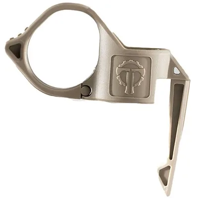 SWITCHBACK 2.0 LARGE FLASHLIGHT RING W/POCKET CLIP TAN