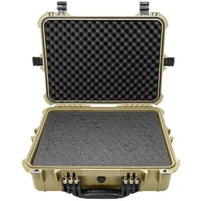 20'' LARGE HARD GEAR CASE W/RAGAR FOAM INSERTS TAN