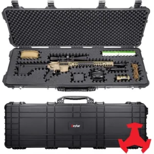 48'' HARD RIFLE CASE W/RAGAR FOAM INSERT BLACK