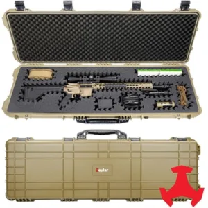 48'' HARD RIFLE CASE W/RAGAR FOAM INSERT TAN