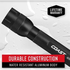 G26 FLASHLIGHT 415 LUMENS W/BULLS-EYE SPOT BEAM BLACK
