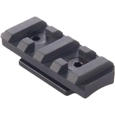 DIRECT THREAD MODULAR RAIL PICATINNY ALUMINUM BLACK 2''