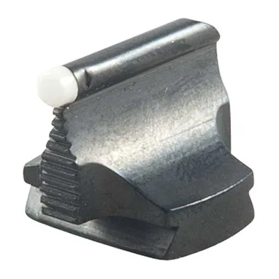 .500'' BARREL MOUNTED 3/32'' 50-W FRONT SIGHT STEEL WHITE