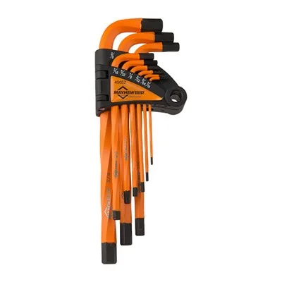 SAE TWISTED HEX KEY ALLEN SET - 9 PIECE