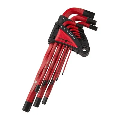 METRIC TWISTED HEX KEY ALLEN SET - 9 PIECE