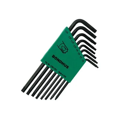 BONDHUS 8 PC TORX WRENCH SET