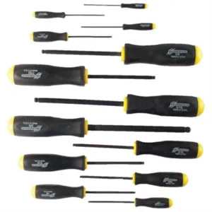 8-PIECE STANDARD HEX BALLDRIVER SET - .050-5/32
