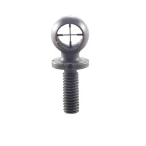 CROSSHAIRS DUPLEX HOODED FRONT SIGHT  BRASS BLACK