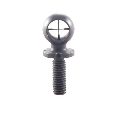 CROSSHAIRS DUPLEX HOODED FRONT SIGHT  BRASS BLACK
